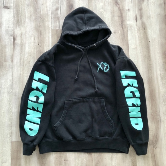 The Weeknd, XO Hoodie, 2017, Starboy, Legend of The Fall, Arena Tour, Size L - Picture 3 of 10